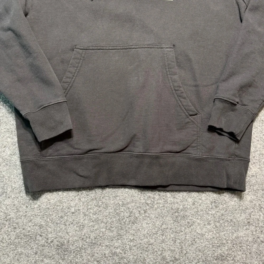 The North Face Hoodie Mens Medium Black Logo Pullover Sweatshirt